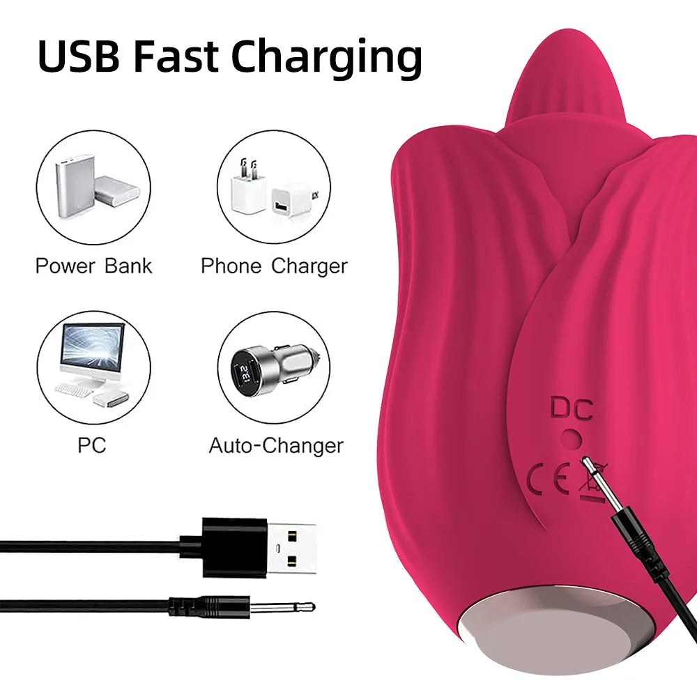 Rose Pleasure Vibrator - 10 Modes of Bliss
