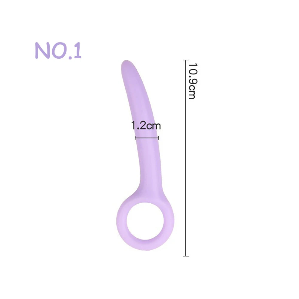 Silicone Pelvic Floor Muscle Dilator Trainer Set,Pelvic Wand Massager for Women，Pelvic Floor Strengthening Device