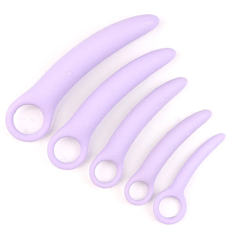 Silicone Pelvic Floor Muscle Dilator Trainer Set,Pelvic Wand Massager for Women，Pelvic Floor Strengthening Device