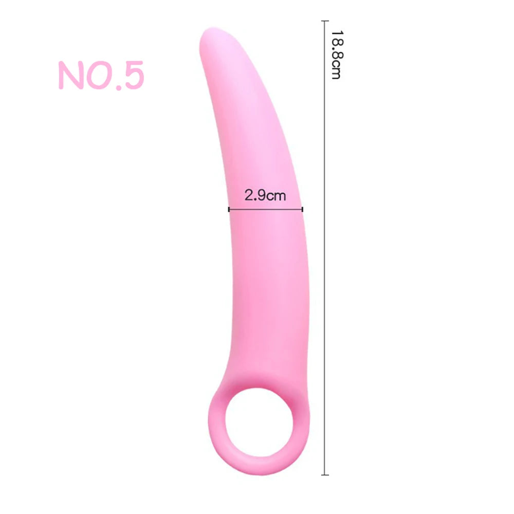 Silicone Pelvic Floor Muscle Dilator Trainer Set,Pelvic Wand Massager for Women，Pelvic Floor Strengthening Device