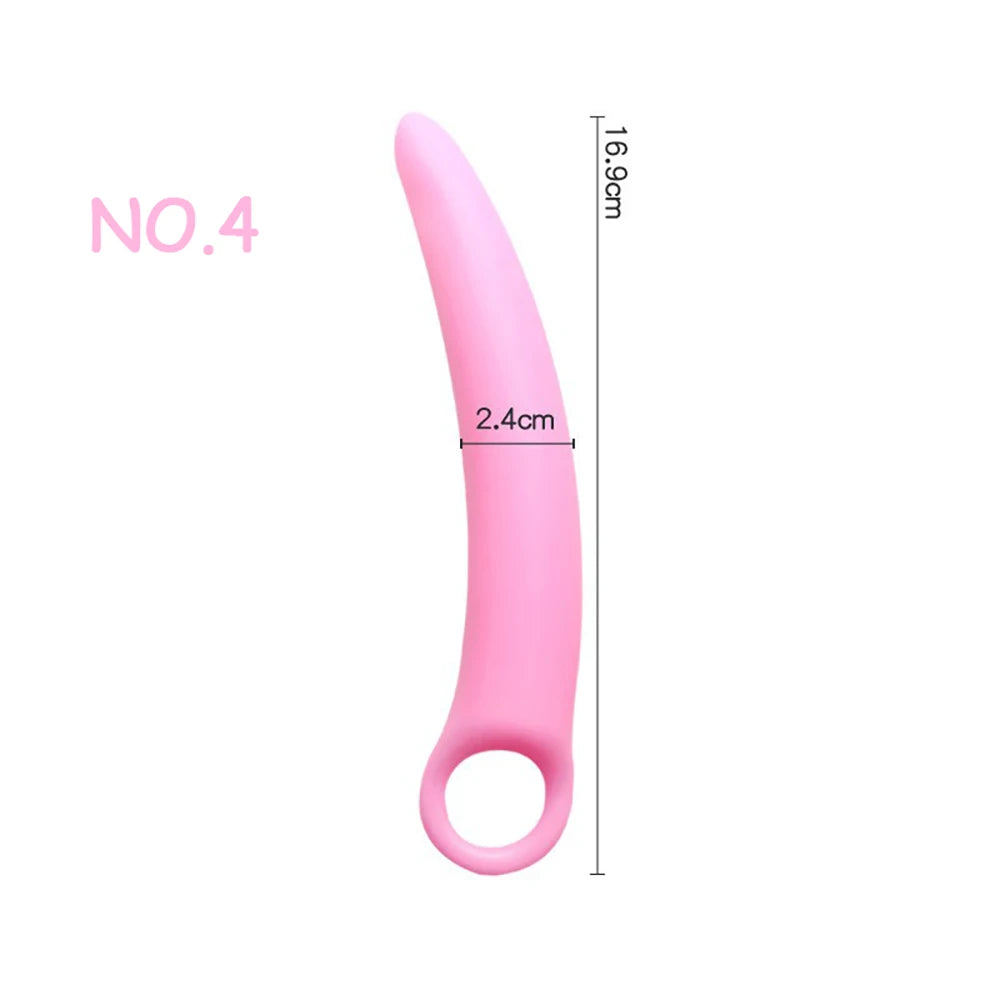 Silicone Pelvic Floor Muscle Dilator Trainer Set,Pelvic Wand Massager for Women，Pelvic Floor Strengthening Device