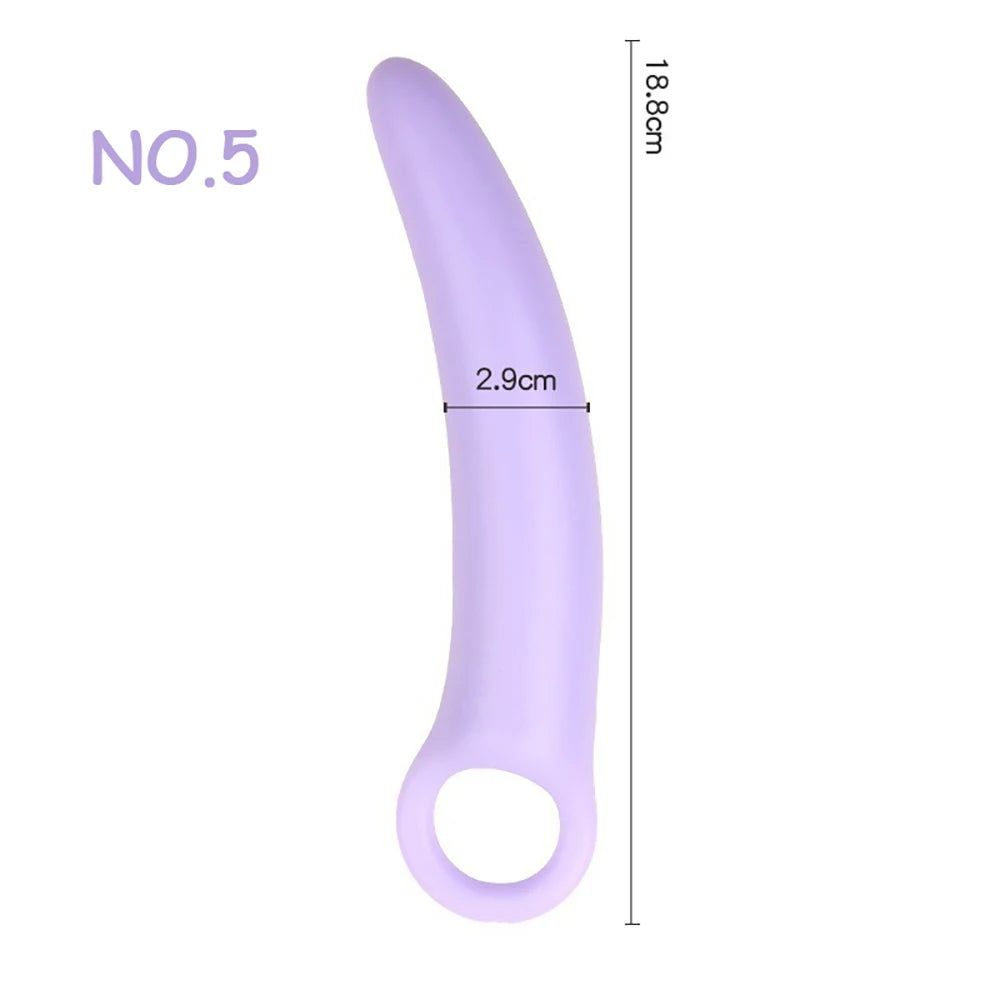 Silicone Pelvic Floor Muscle Dilator Trainer Set,Pelvic Wand Massager for Women，Pelvic Floor Strengthening Device