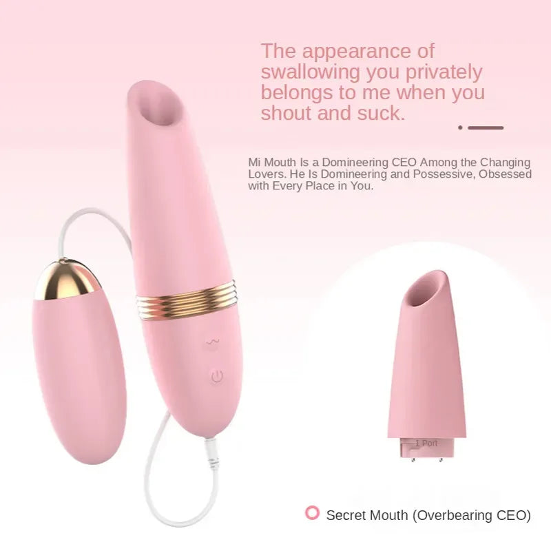 Sexy Sucking Vibrator Oral Licking Nipple Massager Clit Sucker Tongue Egg Vibrator Clitoris Vagina Stimulator Sex Toys for Women