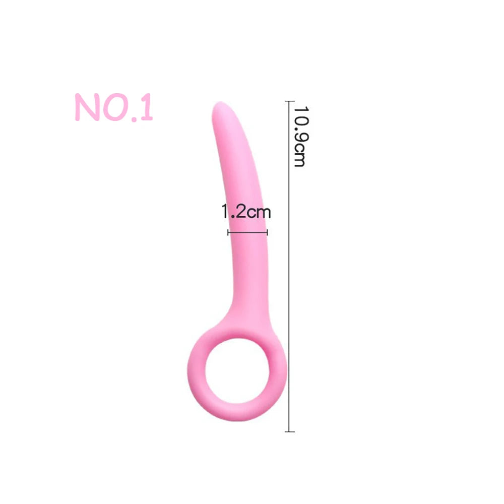 Silicone Pelvic Floor Muscle Dilator Trainer Set,Pelvic Wand Massager for Women，Pelvic Floor Strengthening Device