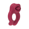 Tongue Licking Sucker Vibrator Cock Ring Clit Stimulator Vibrating Cock Ring Nipple Massager Sex Toy for Couple Flirt Adult Game