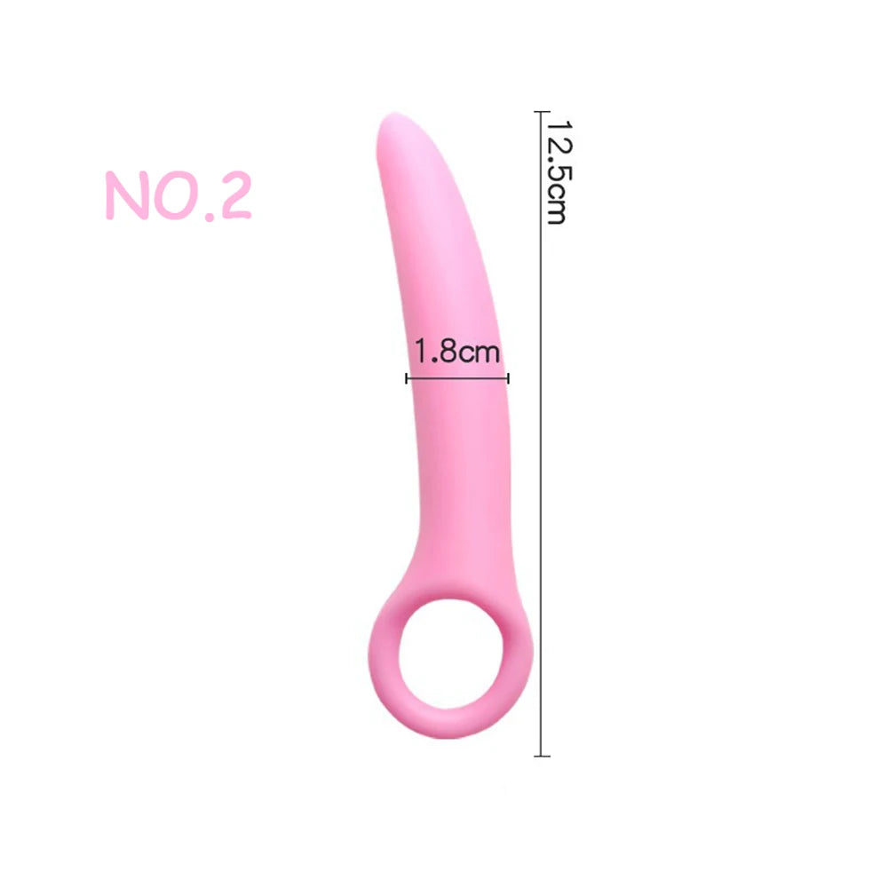 Silicone Pelvic Floor Muscle Dilator Trainer Set,Pelvic Wand Massager for Women，Pelvic Floor Strengthening Device